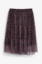 Load image into Gallery viewer, Floral Tulle Midi Skirt (3-12yrs) - Allsport
