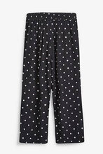 Load image into Gallery viewer, Monochrome Culotte Trousers With Hair Tie - Allsport

