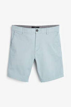 Load image into Gallery viewer, Light Blue Slim Fit Stretch Chino Shorts - Allsport
