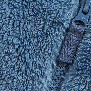 Navy Blue Cosy Fleece Bear Baby Jacket (0mths-18mths)