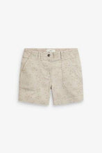 Load image into Gallery viewer, Cream Floral Utility Shorts - Allsport
