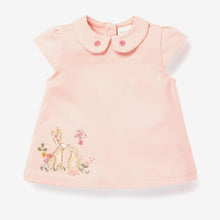 Load image into Gallery viewer, Pink/White 3 Pack Organic Cotton Bunny And Floral T-Shirts (0mths-18mths) - Allsport
