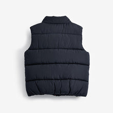 Load image into Gallery viewer, (remove)Navy Blue Quilted Gilet (3mths-5yrs)
