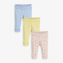 Load image into Gallery viewer, Multi 3 Pack Fruit Print Leggings (0mths-18mths) - Allsport
