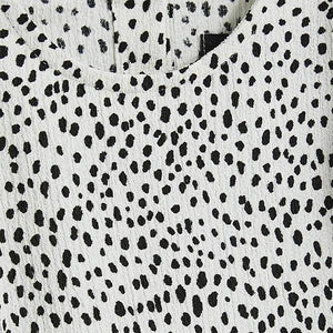 White/Black Dalmation Print Dress (3mths-6yrs) - Allsport