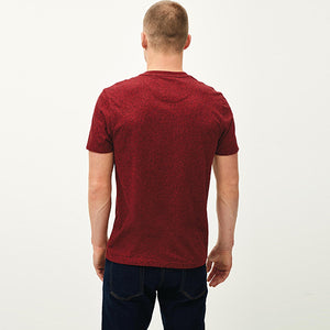 Red Marl Brooklyn Graphic T-Shirt - Allsport