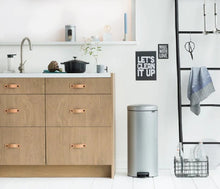 Load image into Gallery viewer, Brabantia Pedal Bin newIcon 30 litre - Metallic Grey
