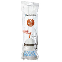 Load image into Gallery viewer, BRABANTIA PerfectFit Bags, For Bo &amp; newIcon (10-12 litre)12 rolls of 20 bags
