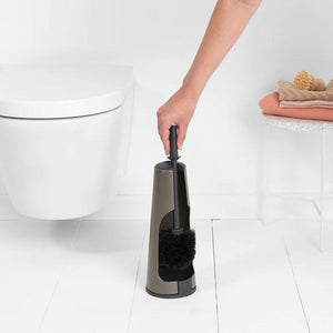 BRABANTIA Toilet Brush and Holder ReNew - Platinum