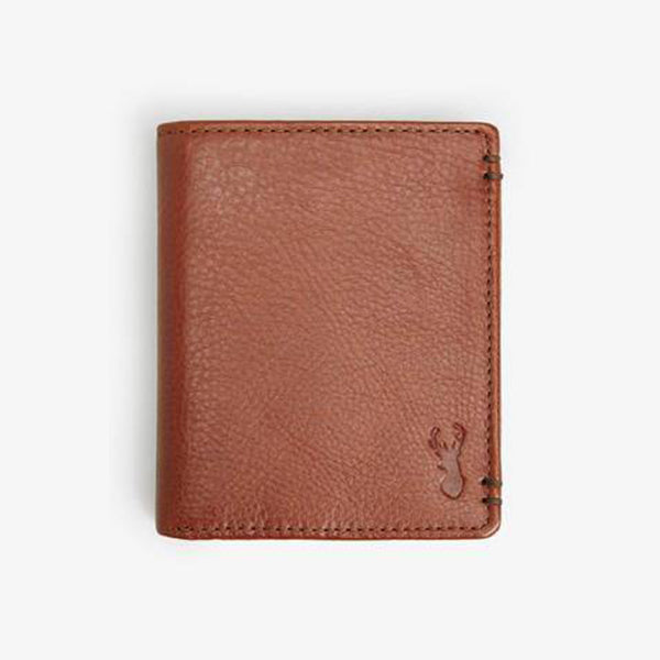 301634 TAN STITCH STAG MM ONE CASUAL WALLET - Allsport