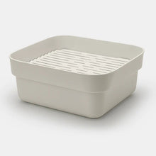 Load image into Gallery viewer, Brabantia Washing Up Bowl with Drying Tray Light Grey
