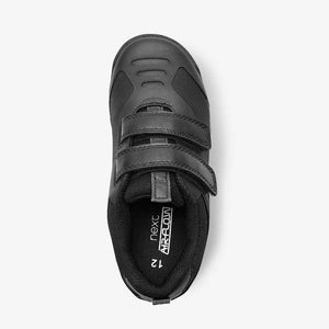 Black Airflow Double Strap Shoes (Older) - Allsport