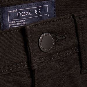 Black Denim Regular Fit Five Pocket Jeans (3-12yrs)