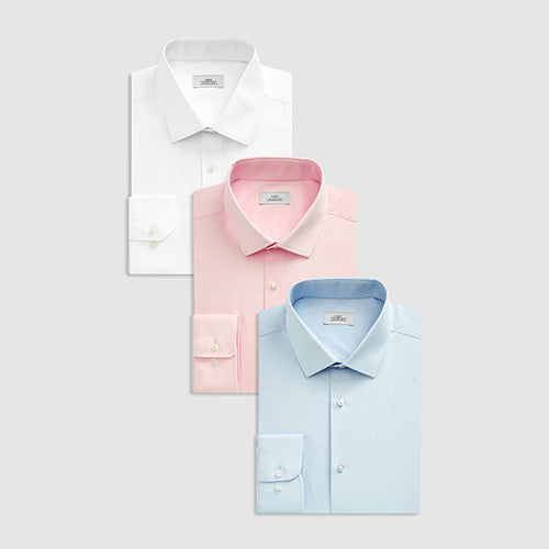 3PK Blue/Pink/White Shirts - Allsport