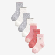 Load image into Gallery viewer, 7 Pack Pretty Ankle Socks (Kids) - Allsport
