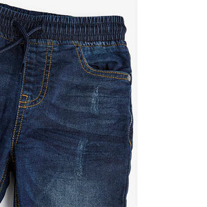 Indigo Jersey Denim Pull-On Jeans (3-12yrs) - Allsport