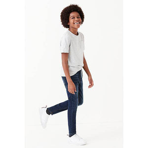 Indigo Jersey Denim Pull-On Jeans (3-12yrs) - Allsport