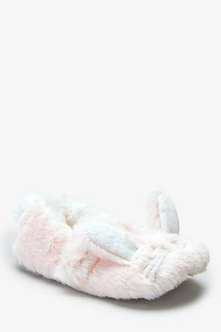 Ballet Fluffy Bunny Pink Slippers  (Younger) - Allsport
