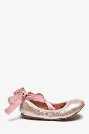 TIE BALLET PINK CASUAL SHOES - Allsport