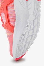 Load image into Gallery viewer, Pink Elastic Lace Trainers - Allsport

