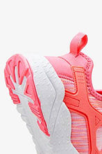 Load image into Gallery viewer, Pink Elastic Lace Trainers - Allsport
