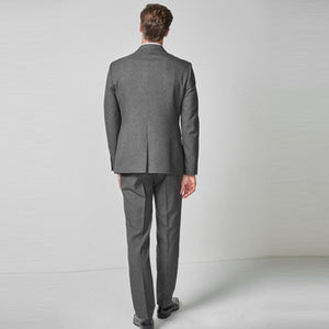 Grey Tailored Fit Puppytooth Suit: Jacket - Allsport