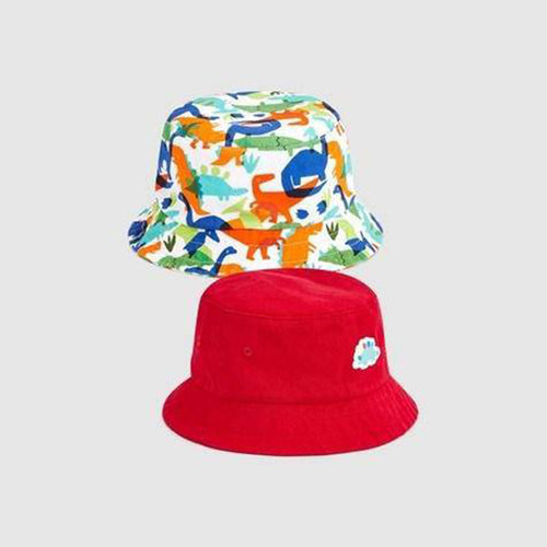 2PK FMAN DINO RED SUMMER HATS (1-4YRS) - Allsport