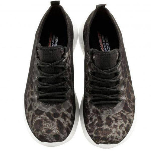 BOBS SPORT SWIFT LEOPARD MESH LACE UP  SHOES - Allsport