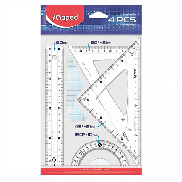 Set Square Maped Set of 4 PCS 242820