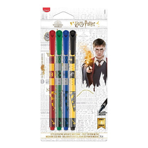 4 Harry Potter medium tip colored markers