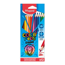 Load image into Gallery viewer, COLORPEPS STRONG X12 PLASTIC COLORED PENCILS
