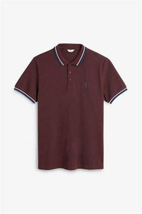 BURGUNDY SLIM POLO - Allsport