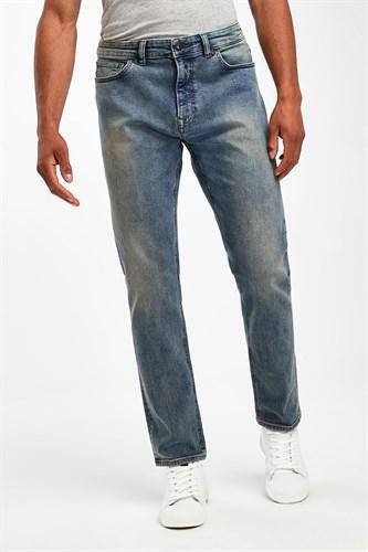 DIRTY WASH SLIM FIT JEANS WITH STRETCH - Allsport