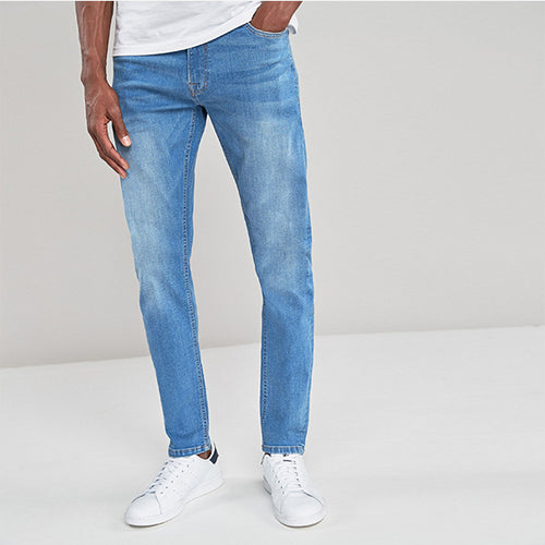 Bright Blue Skinny Fit Essential Stretch Jeans - Allsport