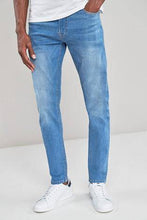 Load image into Gallery viewer, Bright Blue Skinny Fit Jeans With Stretch - Allsport
