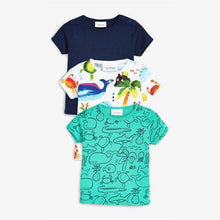 Load image into Gallery viewer, 3PK BRIGHT FISH T-SHIRTS (0-12MTHS) - Allsport
