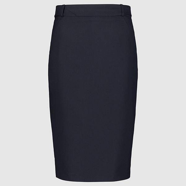 Navy Tailored Fit Pencil Skirt - Allsport