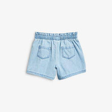 Load image into Gallery viewer, Wash Denim Bow Shorts - Allsport
