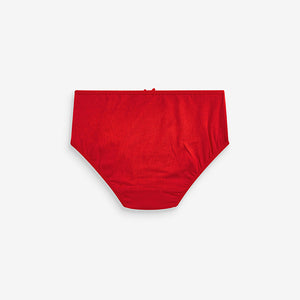 7 Pack Red/ White Fruit Character Briefs (2-12yrs) - Allsport