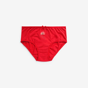 7 Pack Red/ White Fruit Character Briefs (2-12yrs) - Allsport
