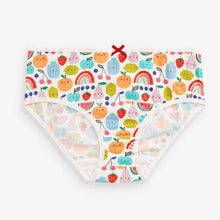 Load image into Gallery viewer, Red/White 7 Pack Multi Fruit Character Briefs (1.5-12yrs) - Allsport
