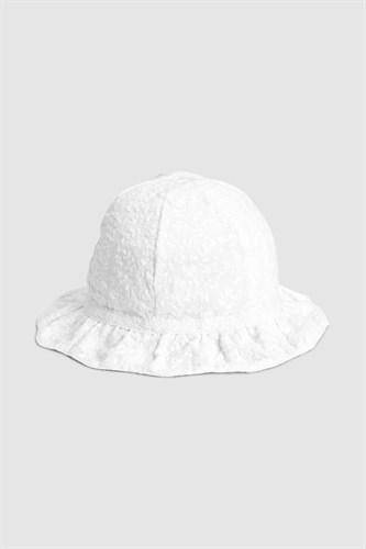BROIDERY WHITE SUMMER HATS (3MTHS-6YRS) - Allsport