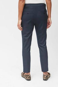 Navy Tapered Fit Tailored Trousers - Allsport