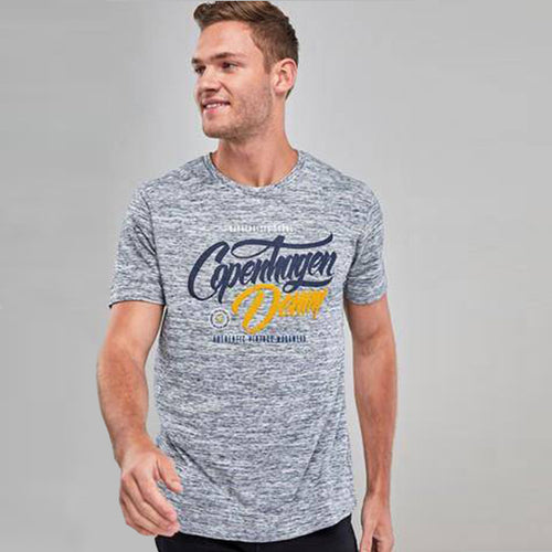 332931 GREY MARL COPH DEN T X to SMALL GRAPHIC - Allsport