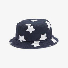 Load image into Gallery viewer, 2PK NAVY STAR FISHER HAT (3MTHS-9MTHS) - Allsport
