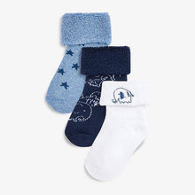Load image into Gallery viewer, Towelling Socks Three Pack (0mth-12mths) - Allsport
