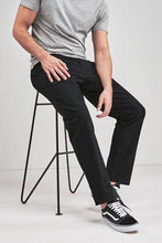 Load image into Gallery viewer, BLACK STRETCH CHINO TROUSER - Allsport
