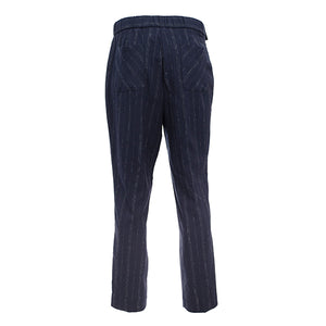 CLEAN PEG BLUE STRIP TROUSERS - Allsport