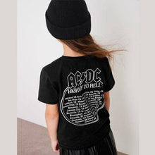 Load image into Gallery viewer, Black License ACDC Flippy Sequin T-Shirt (3-12yrs) - Allsport
