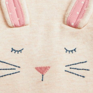 Pink Bunny 3 Piece Baby Sweater, Leggings & Headband Set (0mths-18mths) - Allsport